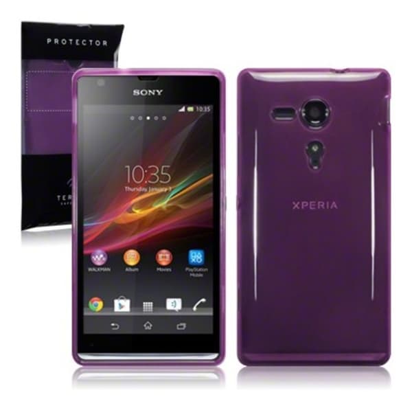 Back Cover Xperia SP Plum