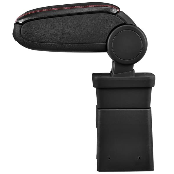[pro.tec]® Armlæn til Dacia Logan (MK1, 2004-2013) Dacia Sandero (MK1, 2008-2012) Dacia Sandero (MK2, 2012-) - kunstlæder - sort med rød søm