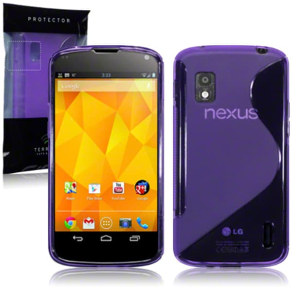 Back Cover Google Nexus 4 Style Purple