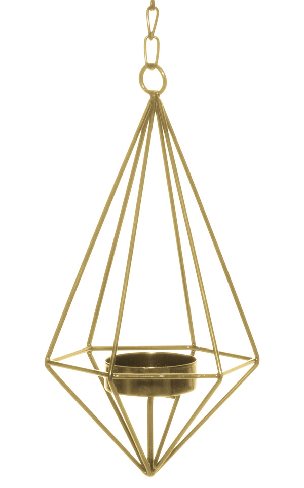 Bild av 4Living Hängande Ljushållare - Diamantformad Guld