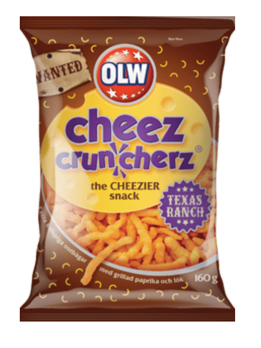 OLW Cheez Cruncherz Texas Ranch 160g