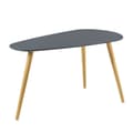Miniatyrbillede 4 af 5: [en.casa]® Sofaborde Langesund- sæt med 2-45,5x80x40cm-40,5x68x36cm- fyrretræ-MDF, matt-mørkegrå