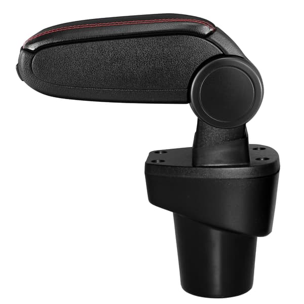 [pro.tec]® Armstöd - Citroën C1 II 2014- Peugeot 108, 2014 -konstläder -svart med röd söm