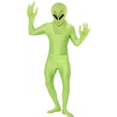 Second Skin Alien Maskeraddräkt