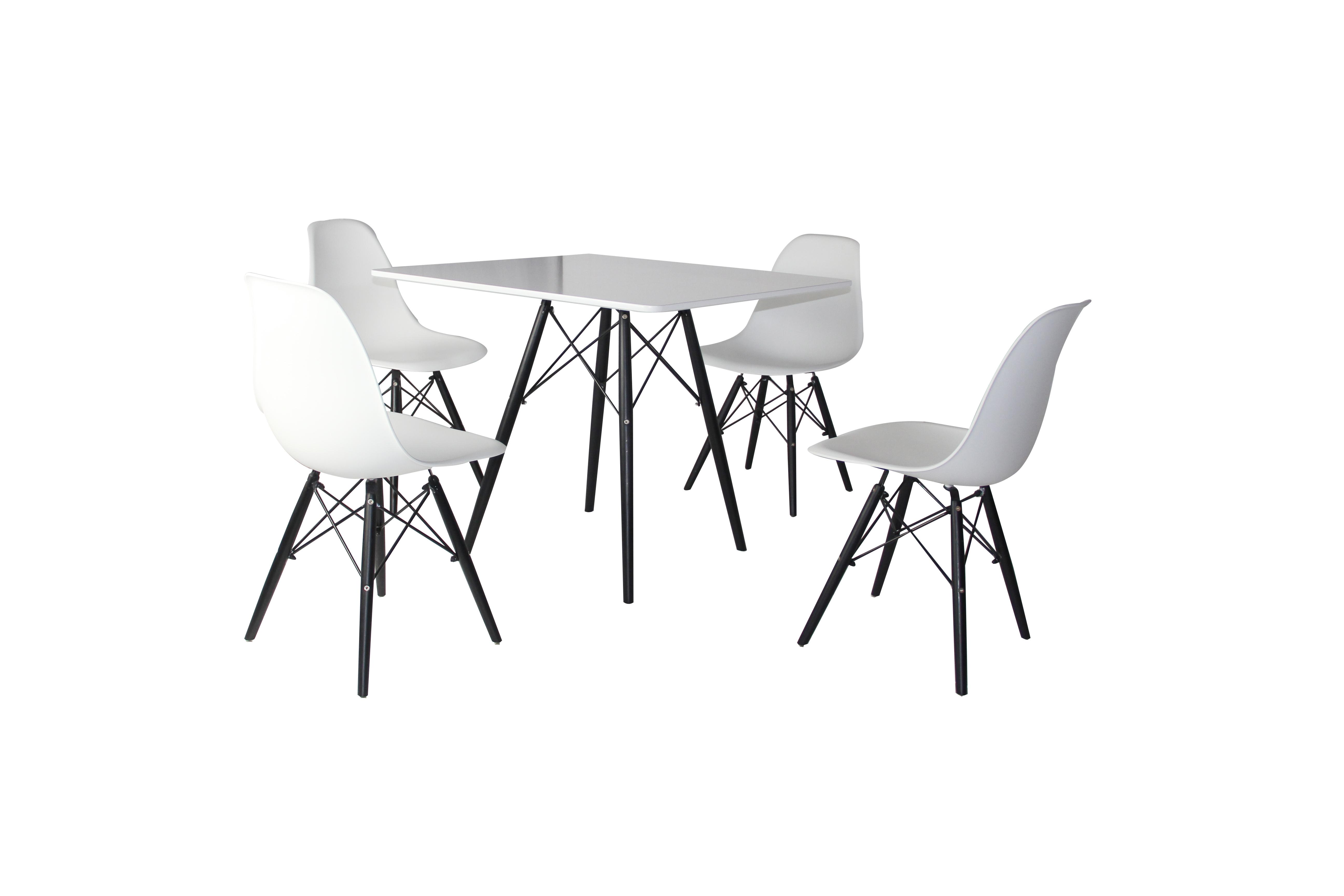 600.598 Spisegruppe Olle bord + 4 stole Felicia