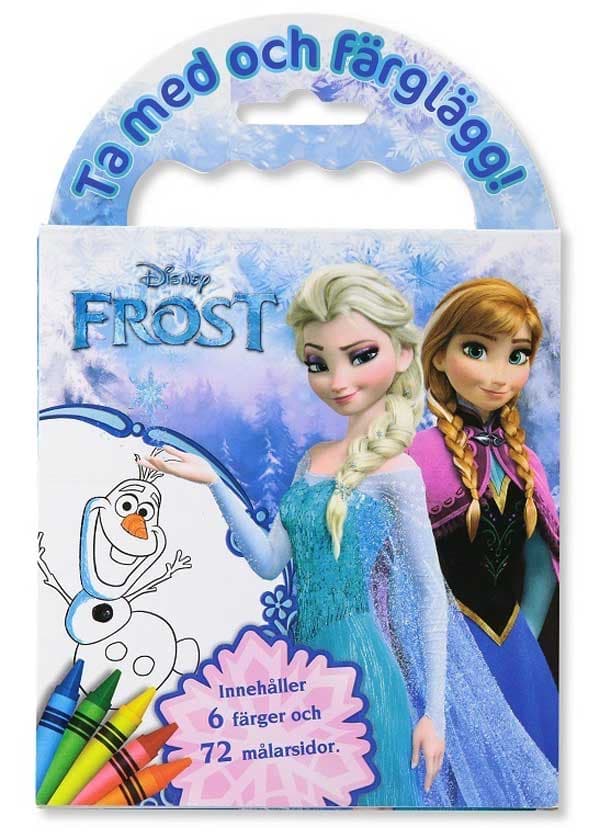 Disney Frozen : Ta med och färglägg, Målarbok - Häftad, Svenska