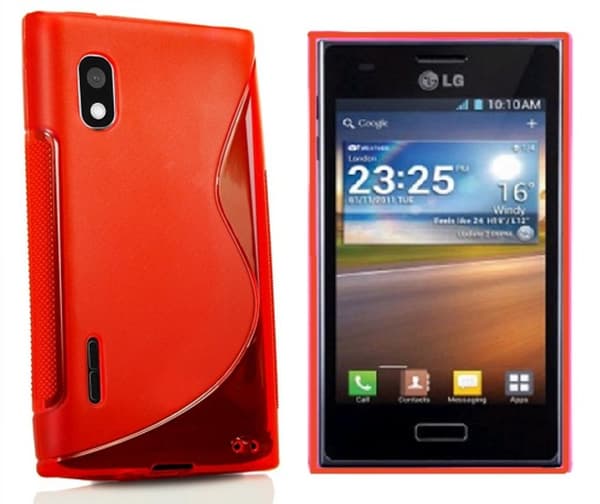 Back Cover Optimus L5 Style Red