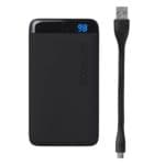 eSTUFF 5000 mAh powerbank med LED display, Grå