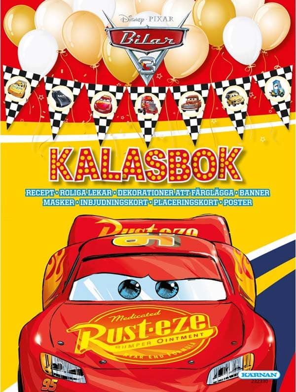 Disney Cars 3 Pysselbok: Kalasbok