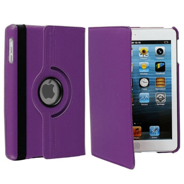 Fodral Ipad Mini / Mini Retina (Mini 2 & 3) Roterande 360 - Lila
