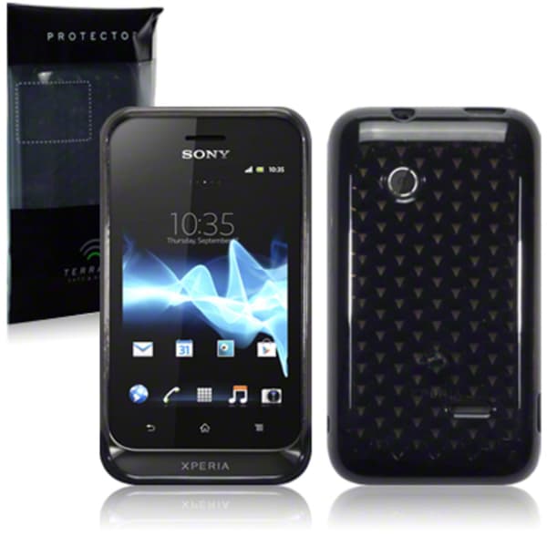 Back Cover Xperia Tipo Smoke Black