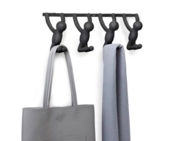 Umbra - Buddy 4 Hook, Knaggrekke, sort