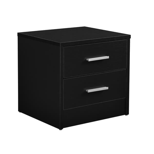 [en.casa]® Sängbord / Avlastningsbord Klovsta-37x38x34cm-svart