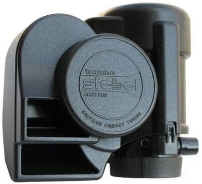 Stebel Nautilus Black Evolution kompressorhorn för MC
