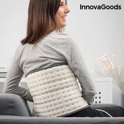 Elektrisk värmekudde för ländryggen InnovaGoods 26 x 69 cm 100 W Beige
