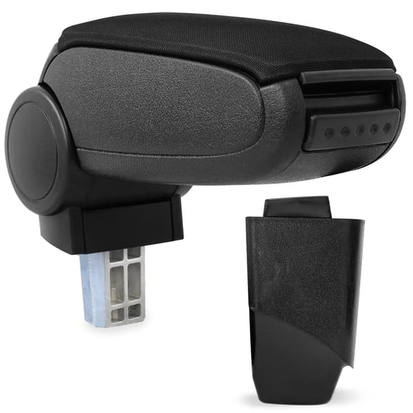 [pro.tec]® Armlæn til Peugeot 206 / 206 CC (1998-) - tekstil - sort