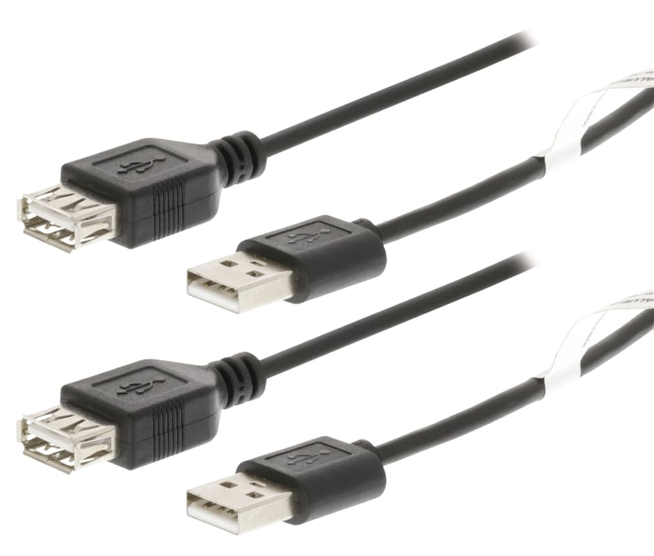 2-pack Förlängningskabel för handkontroll till Playstation Classic, 3 meter