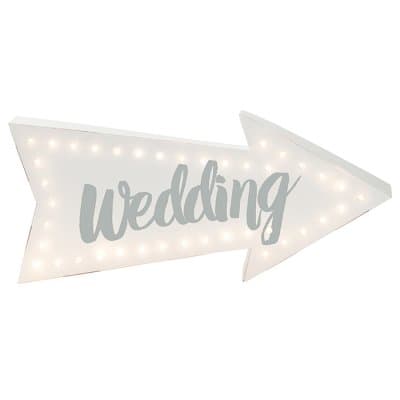 LED-skylt Wedding