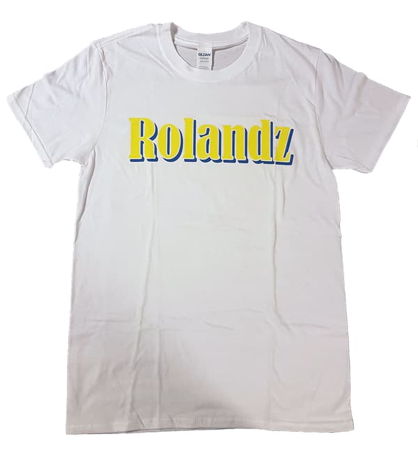Rolandz - T-shirt vit, stl M
