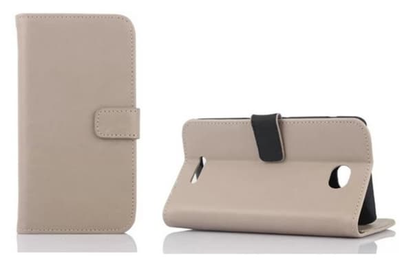Mobilväska Xperia E4 Beige w/Stand