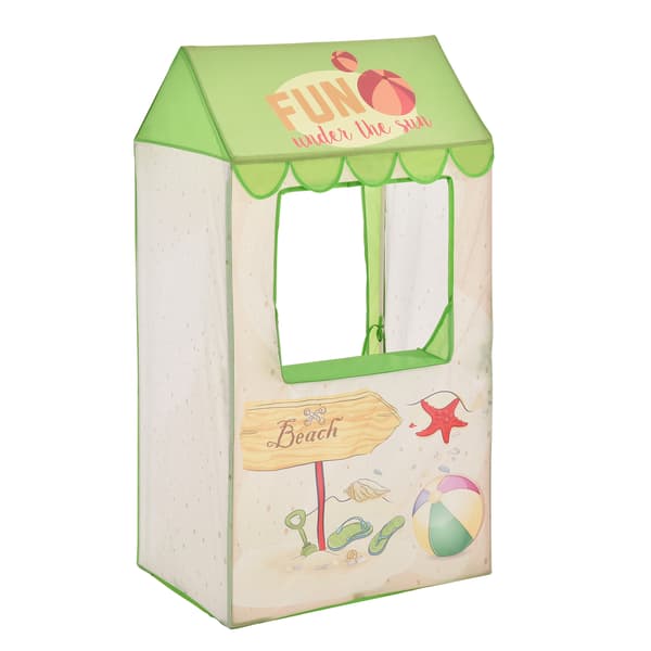 [casa.pro]® Barntält / Lektält-för inom/utomhusbruk-Stuga-120x65x45 cm