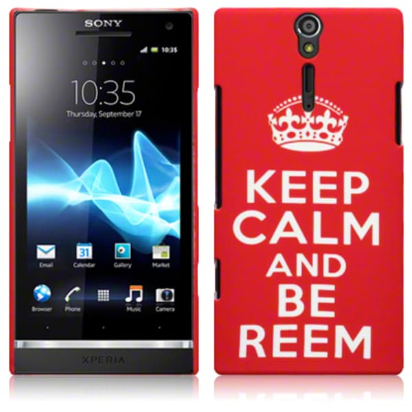 Hard Case Xperia S Keep Calm Red