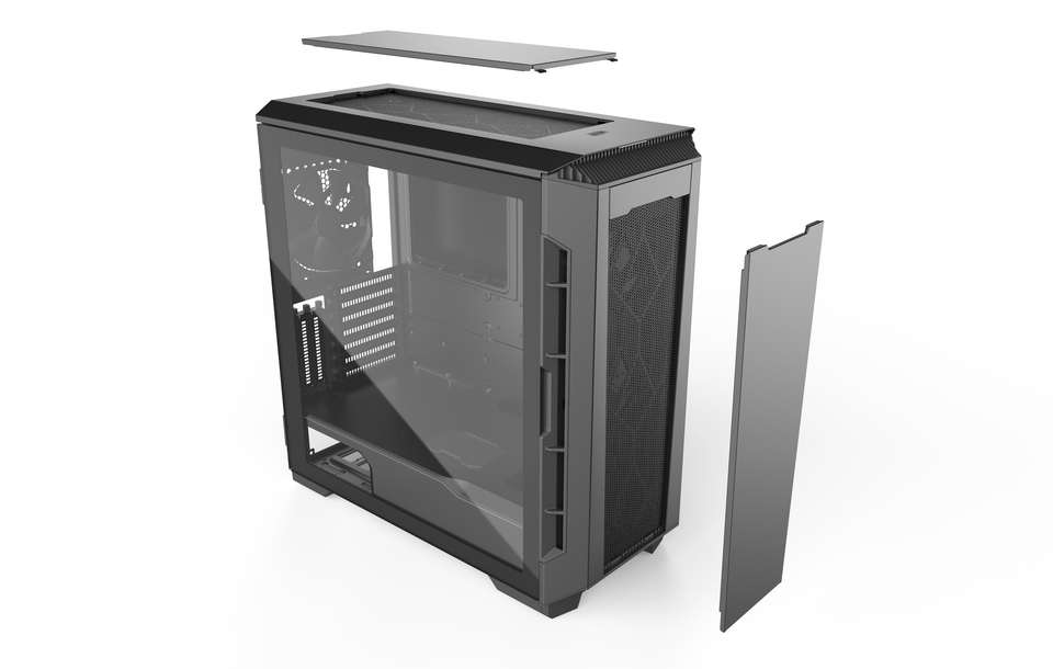 Phanteks Eclipse P600S Silent, Tempered Glass, Satin Black