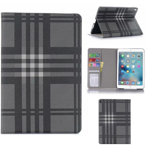 Plånboksfodral iPad Air 10.5" (2019) / iPad Air 3 - Rutmönster Svart