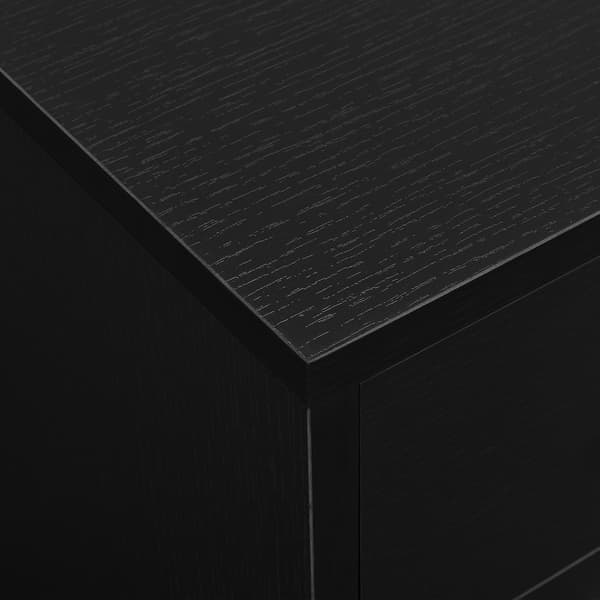 [en.casa]® Sängbord / Avlastningsbord Klovsta-37x38x34cm-svart
