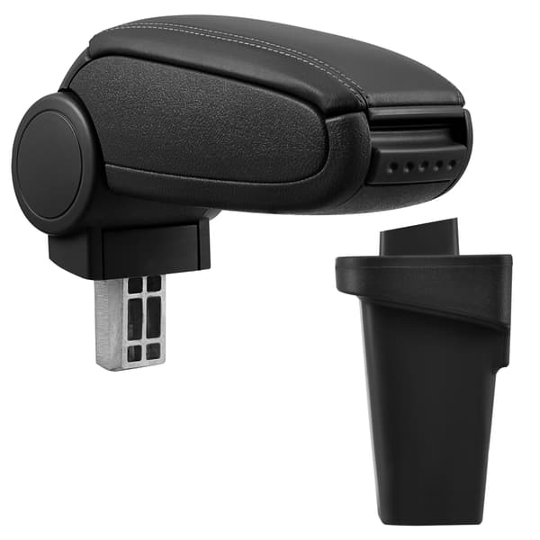 [pro.tec]® Armstöd till Ford Focus 3 med integrerat fack - konstläder - svart