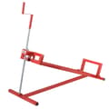 Miniatyrbild 3 av 6: [pro.tec]® Hopfällbar motorkran-stål-max. belastning: 400 kg-115x51x91cm-steglös justering-röd