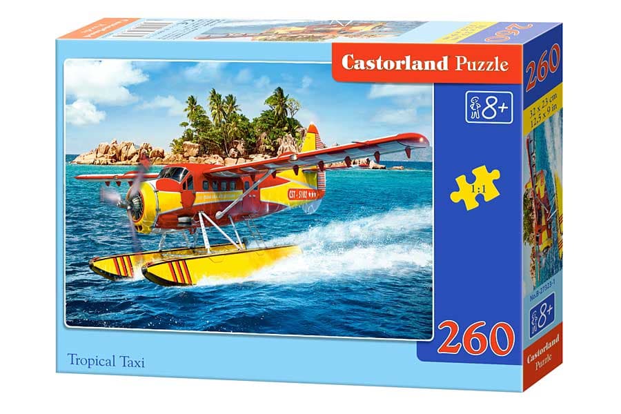 Castorland Tropisk Taxi, Sjöflygplan 260 Bitars Pussel