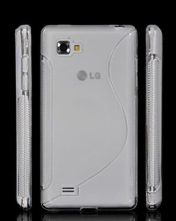 Back Cover LG Optimus 4X HD Style White