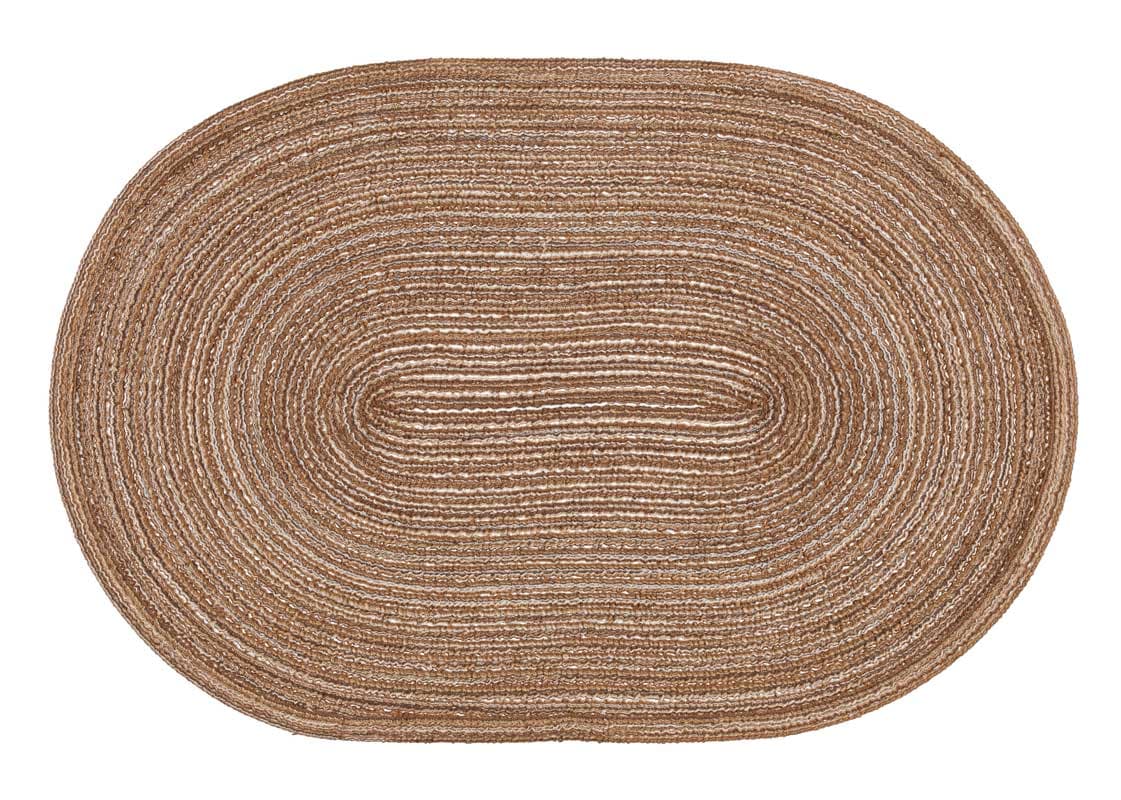 4Living Oval Bordstablett Heini 30 x 45 cm - Brun