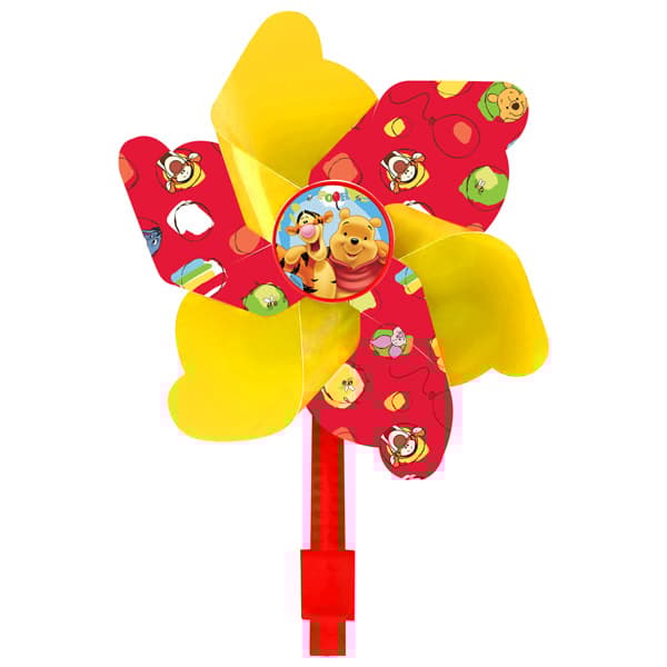 Disney Nalle Puh - Vindsnurra till cykeln - Gul/Röd 17 cm