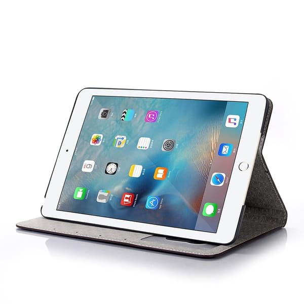 Plånboksfodral iPad Mini 5 (2019) - Rutmönster Brun
