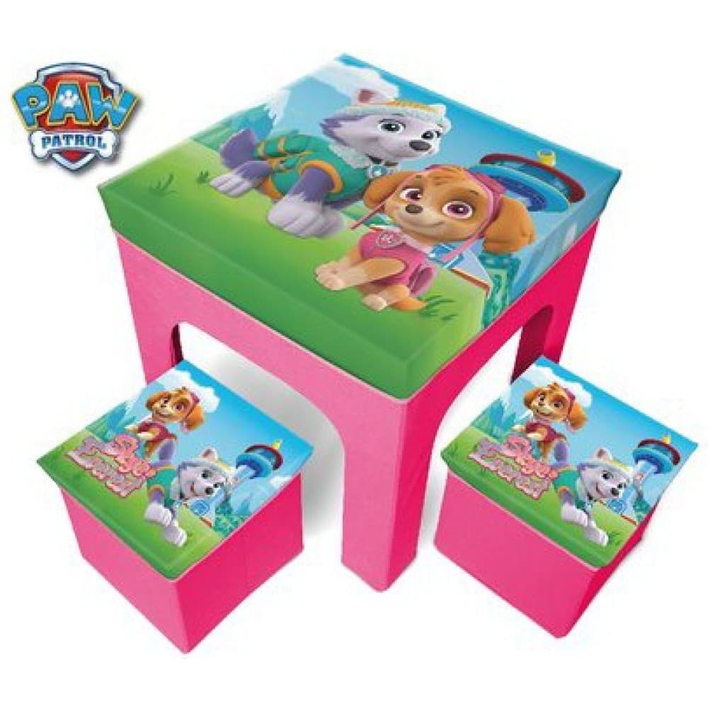 Paw Patrol Möbelset Bord & Stolar