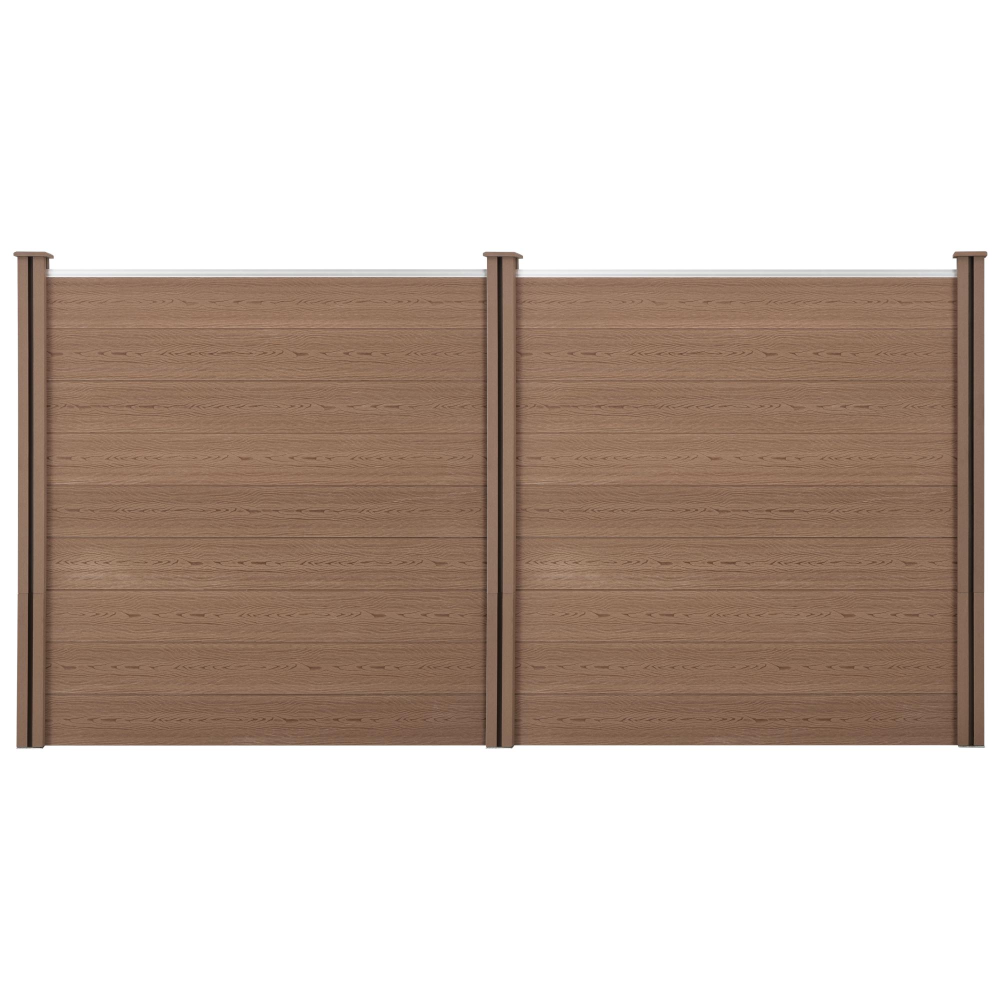 [neu.holz]® WPC Hegn - 183x357cm - brun