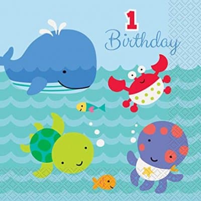 Servetter - Under Sea 1 st Birthday