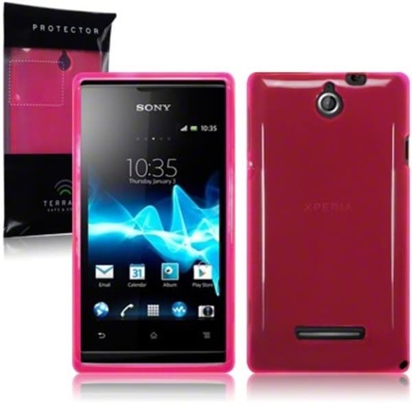 Back Cover Xperia E Hot Pink
