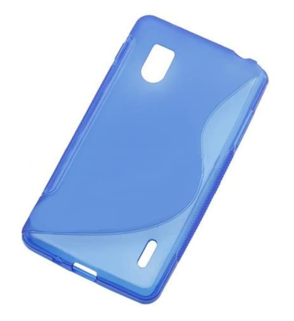 Back Cover Optimus G Style Blue