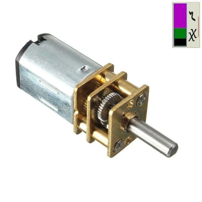 DC motor med växellåda 6V/30 rpm
