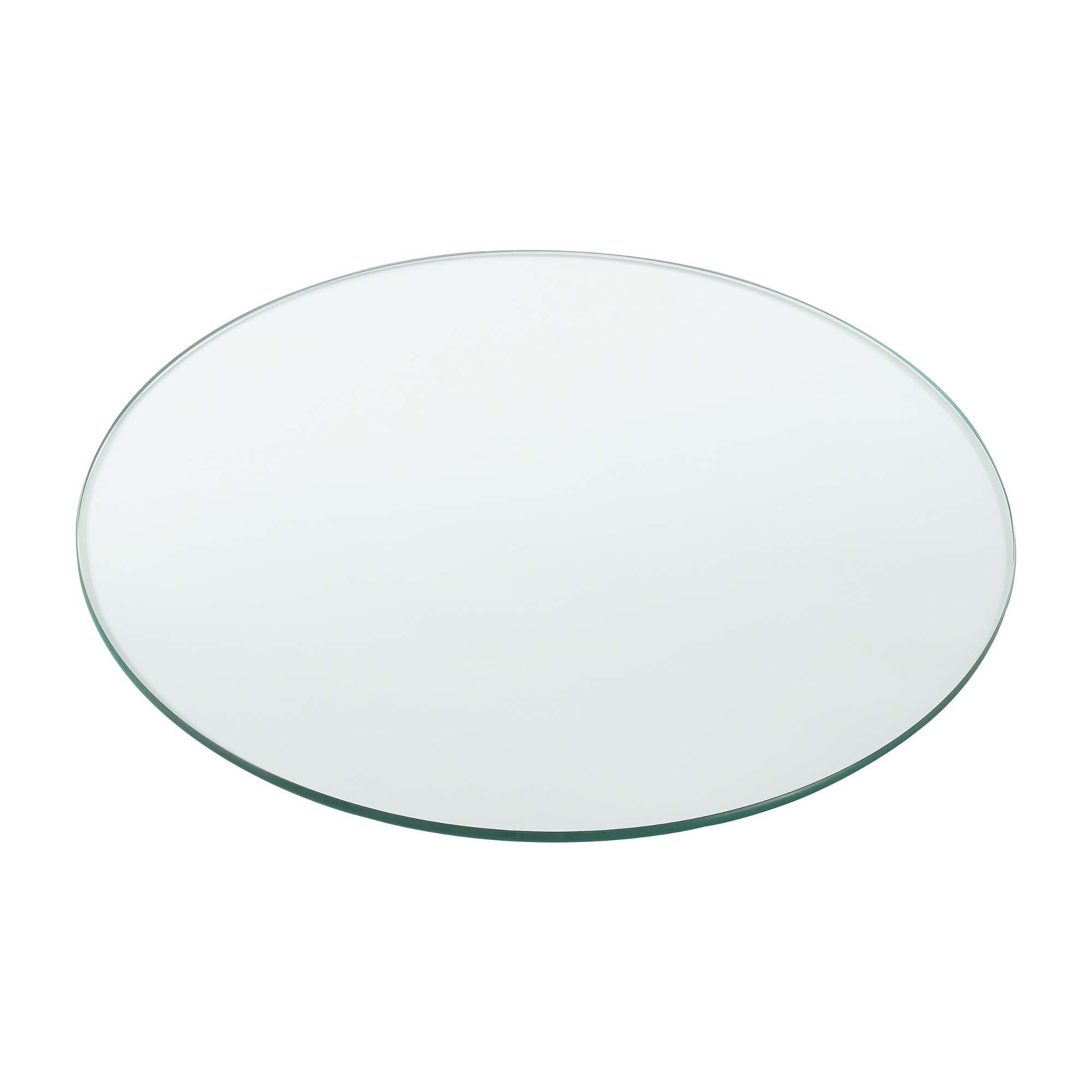 [neu-haus]Bordskkiva av härdat glas-80cm-rund