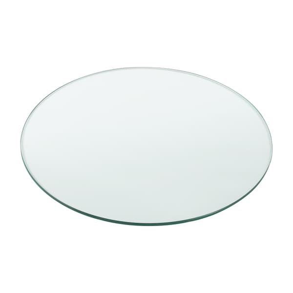 [neu.haus]® Bordskkiva av härdat glas-Ø80cm-rund
