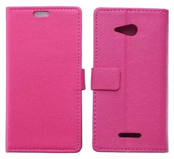 Mobilväska Xperia E4G Pink w/Stand