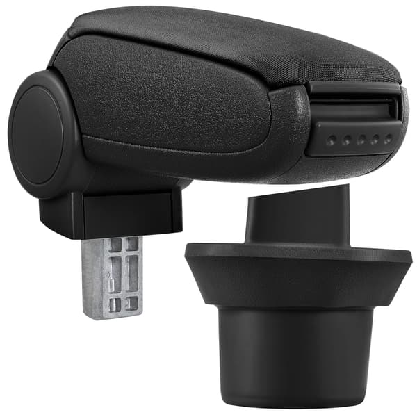 [pro.tec]® Armstöd till BMW Mini / R55 Clubman / R56 Hatch / R57 Cabrio med integrerat fack - textil - svart