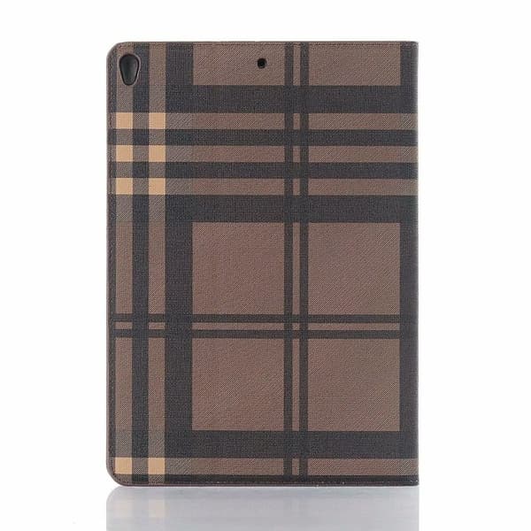 Plånboksfodral iPad Air 10.5" (2019) / iPad Air 3 - Rutmönster Brun