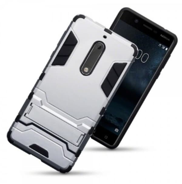 Armour Case Nokia 5 Silver w/Stand