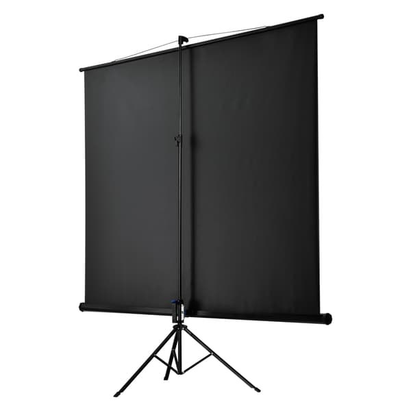 [in.tec] Projektorlærred-Projektorskærm med stativ - 213x216x65cm - 113 inch / 287 cm - HD / 3D - PVC belægning - Gain: 1,1 - Tripod