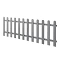 Miniatyrbillede 1 af 5: [neu.holz] WPC Hegn - 200x60cm - 12 paneler - grå